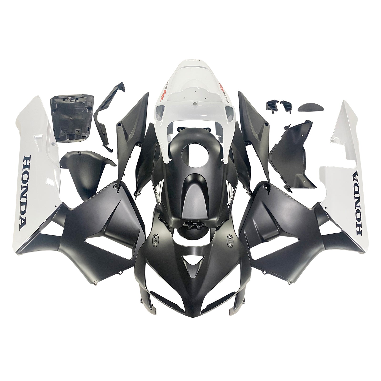 Sobe Amotopart 2005-2006 Honda CBR 600 Rr Matte črno-bela Honda generic