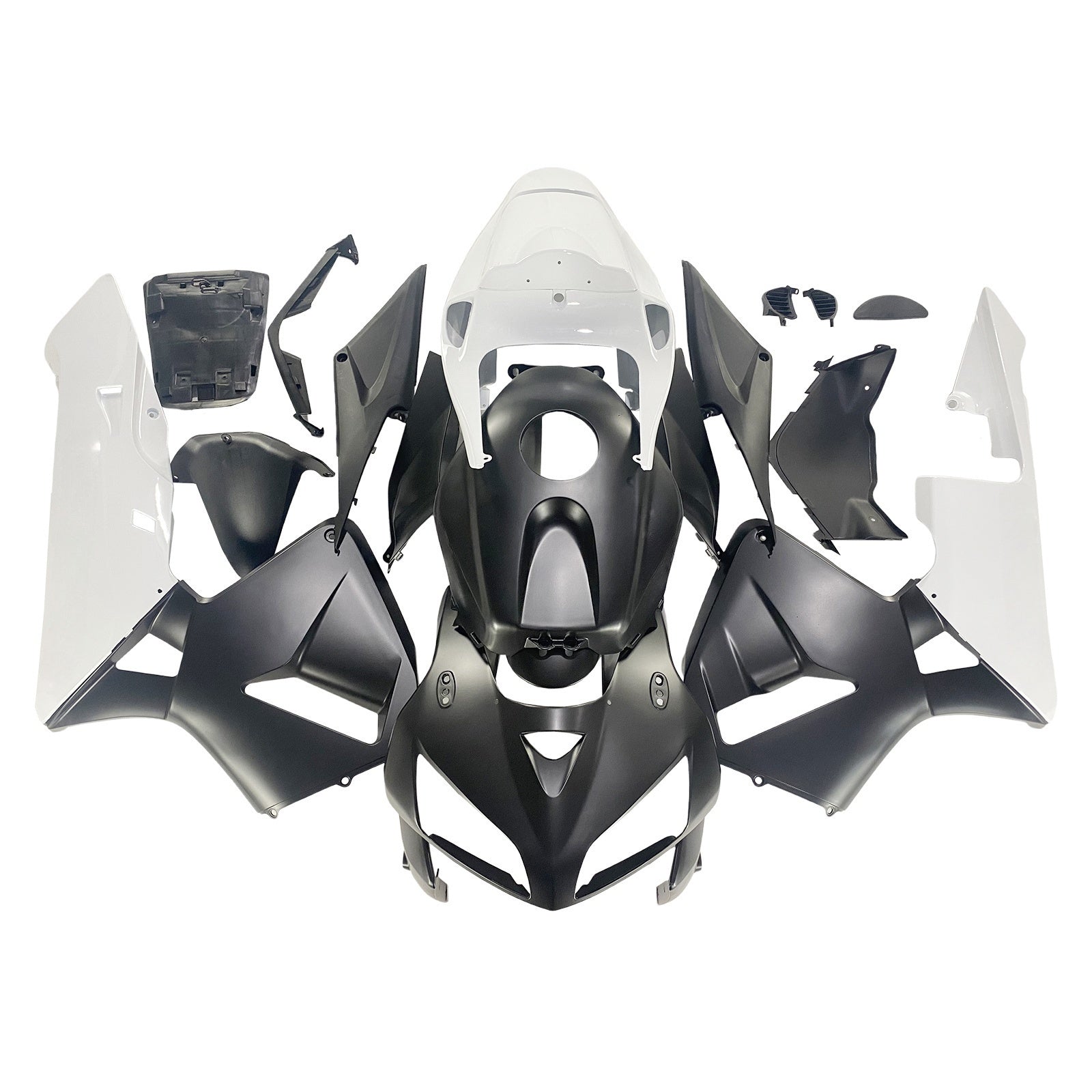 Sobe Amotopart 2005-2006 Honda CBR 600 Rr Matte črno-bela Honda generic