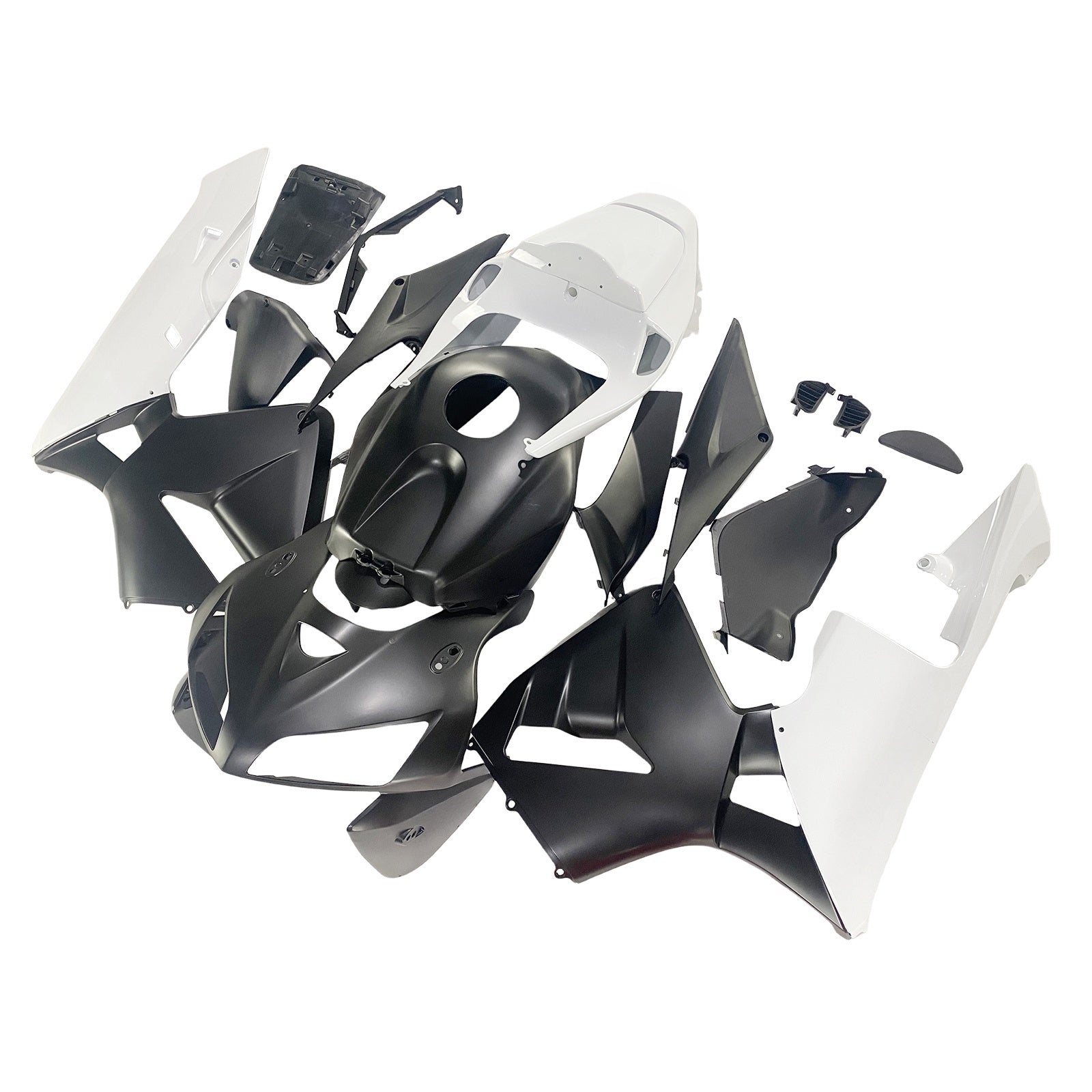 Sobe Amotopart 2005-2006 Honda CBR 600 Rr Matte črno-bela Honda generic