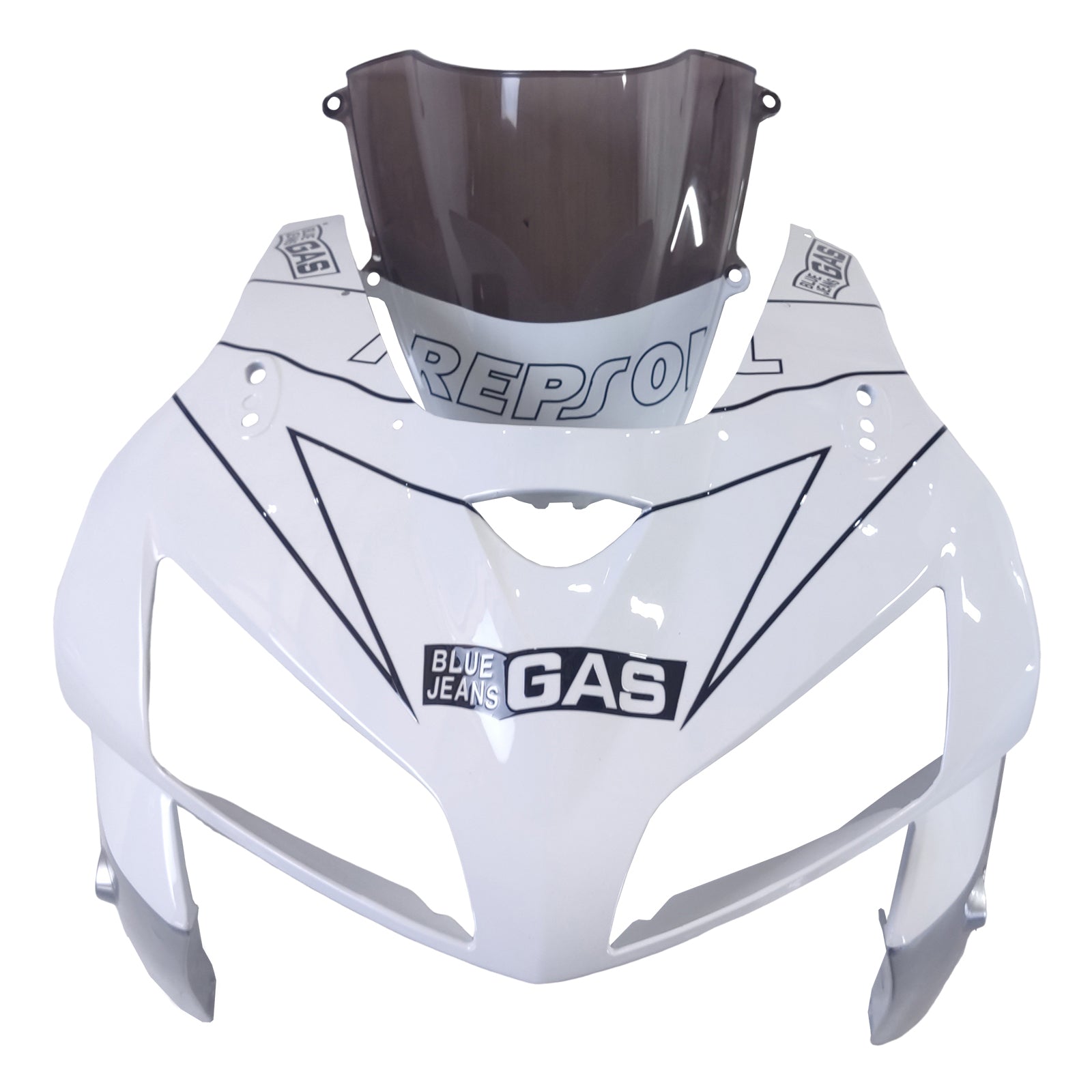 Carenados Amotopart 2005-2006 Honda CBR 600 RR Blanco y Plata Genérico Repsol