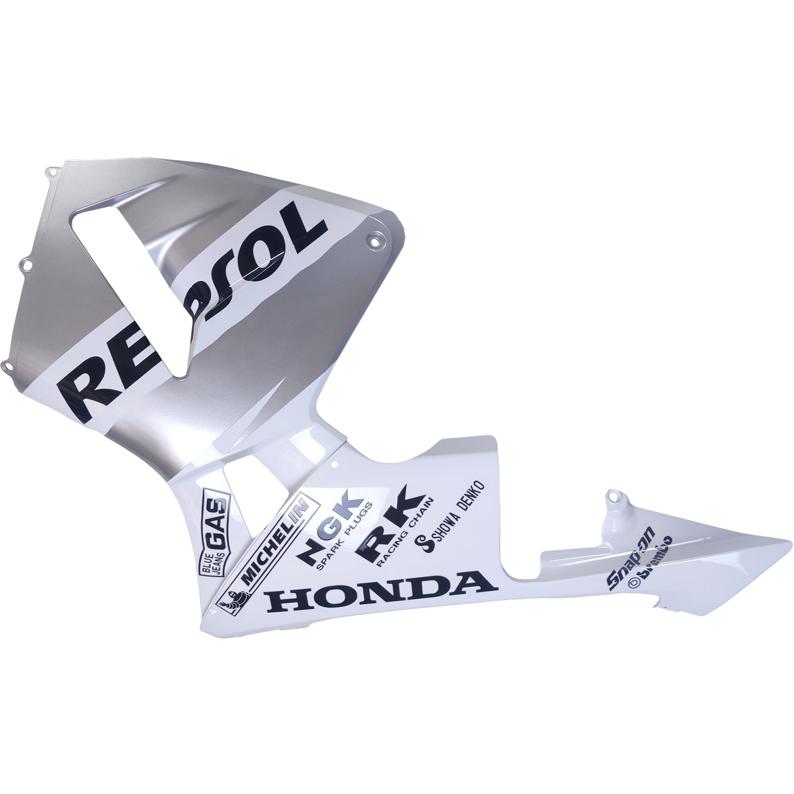 Carenados Amotopart 2005-2006 Honda CBR 600 RR Blanco y Plata Genérico Repsol