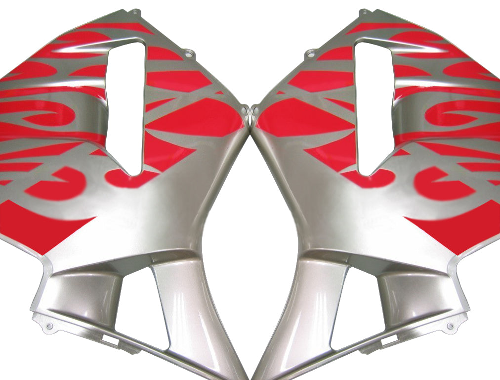 Carénages Amotopart 2005-2006 Honda CBR 600 RR Silver &amp; Red Tribal Generic