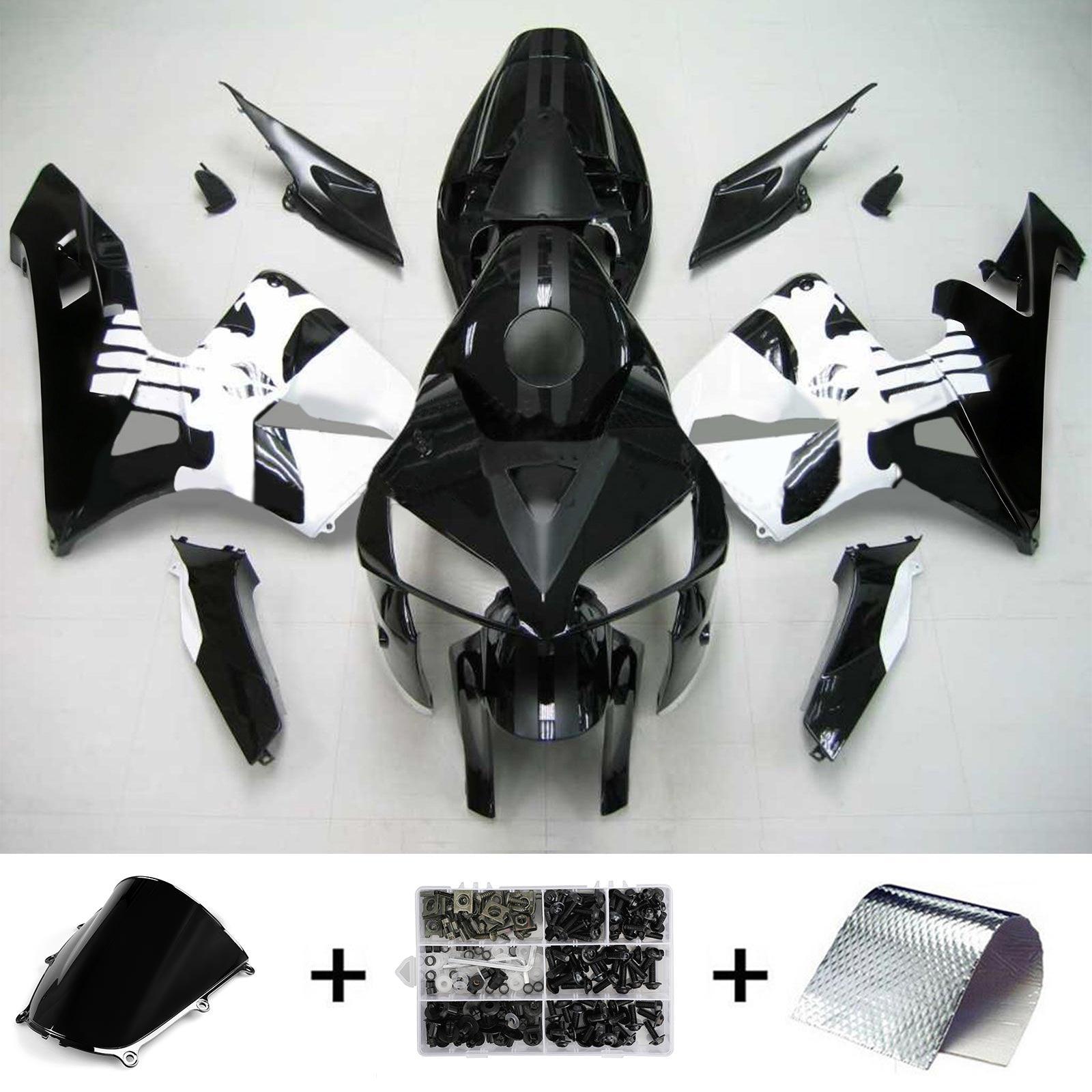 Kit de carénage par injection en plastique ABS pour Honda CBR600RR 2005-2006 F5