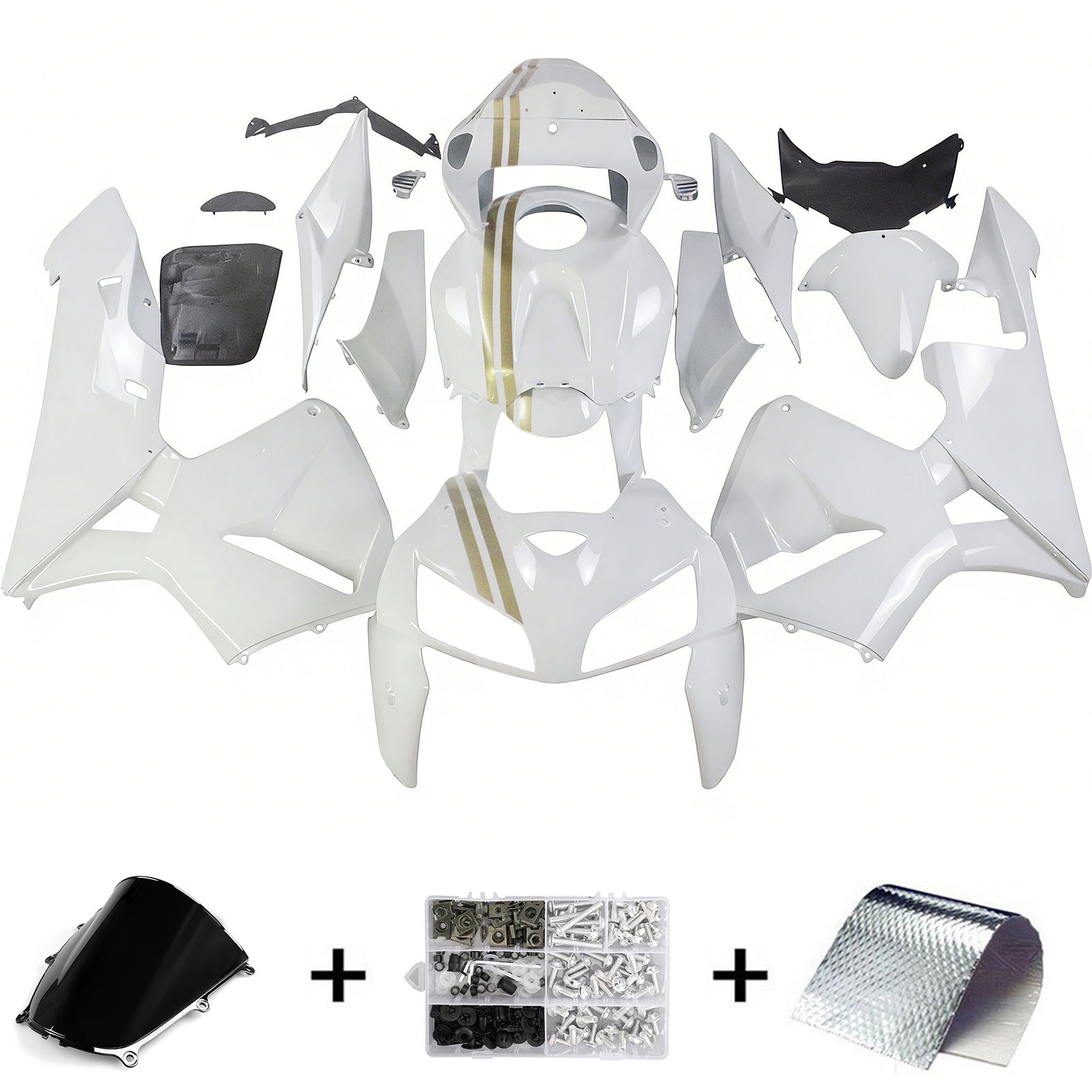 Injectiekuipset carrosserie kunststof ABS voor Honda CBR600RR 2005-2006 F5