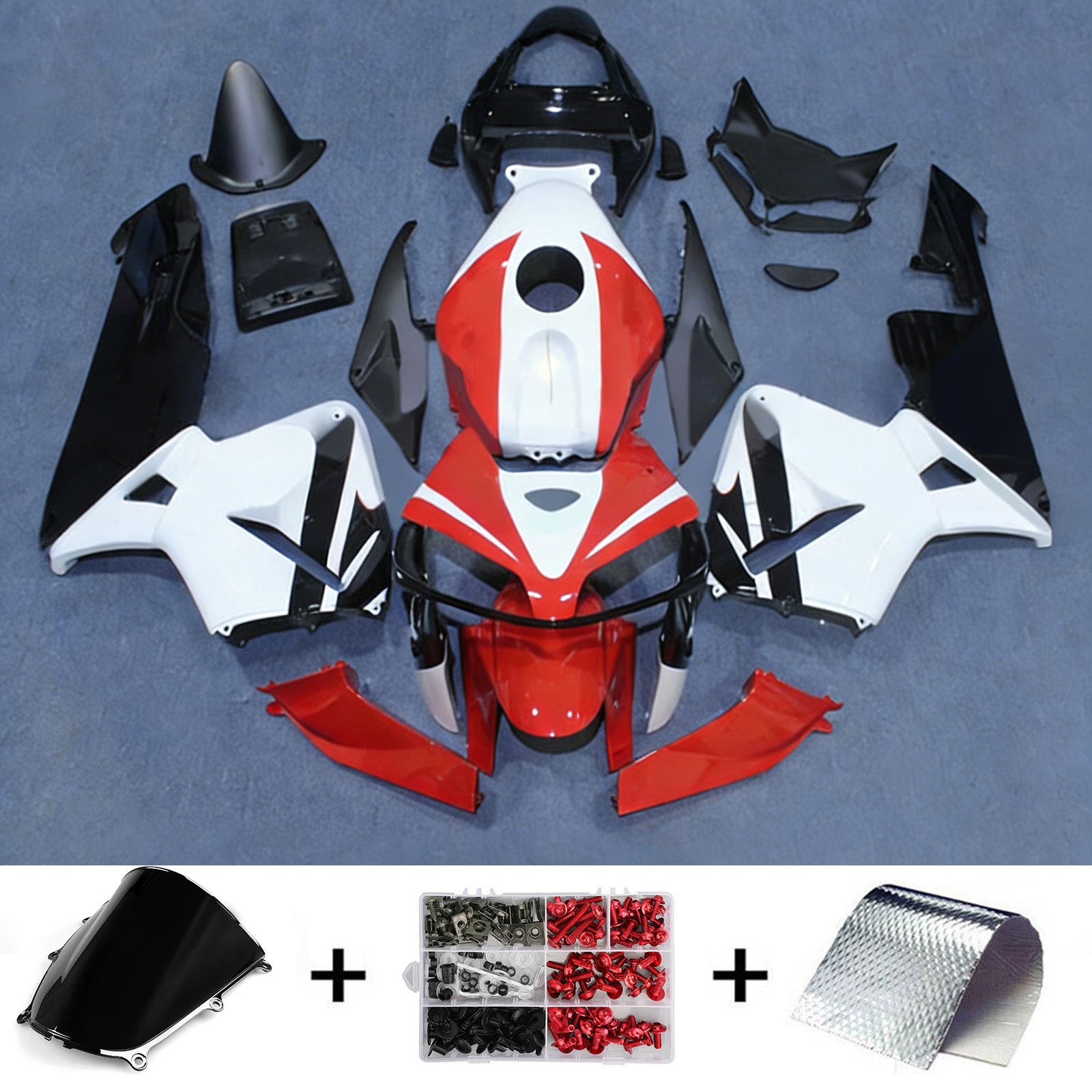 Amotopart Honda CBR600RR 2005-2006 F5 ABS kunststof carrosseriekuipset