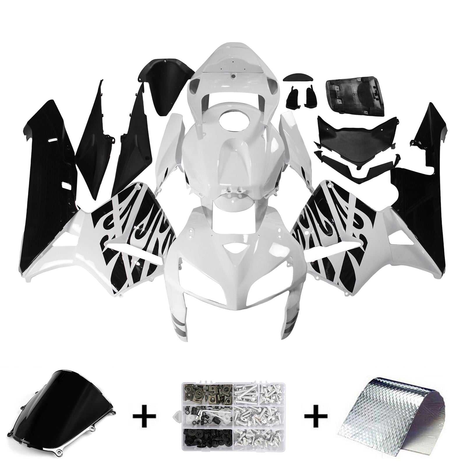 Amotopart Honda CBR600RR 2005-2006 F5 ABS kunststof carrosseriekuipset