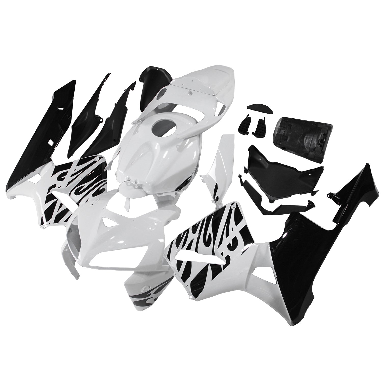 Amotopart Honda CBR600RR 2005-2006 F5 Kit Carénage Carrosserie Plastique ABS