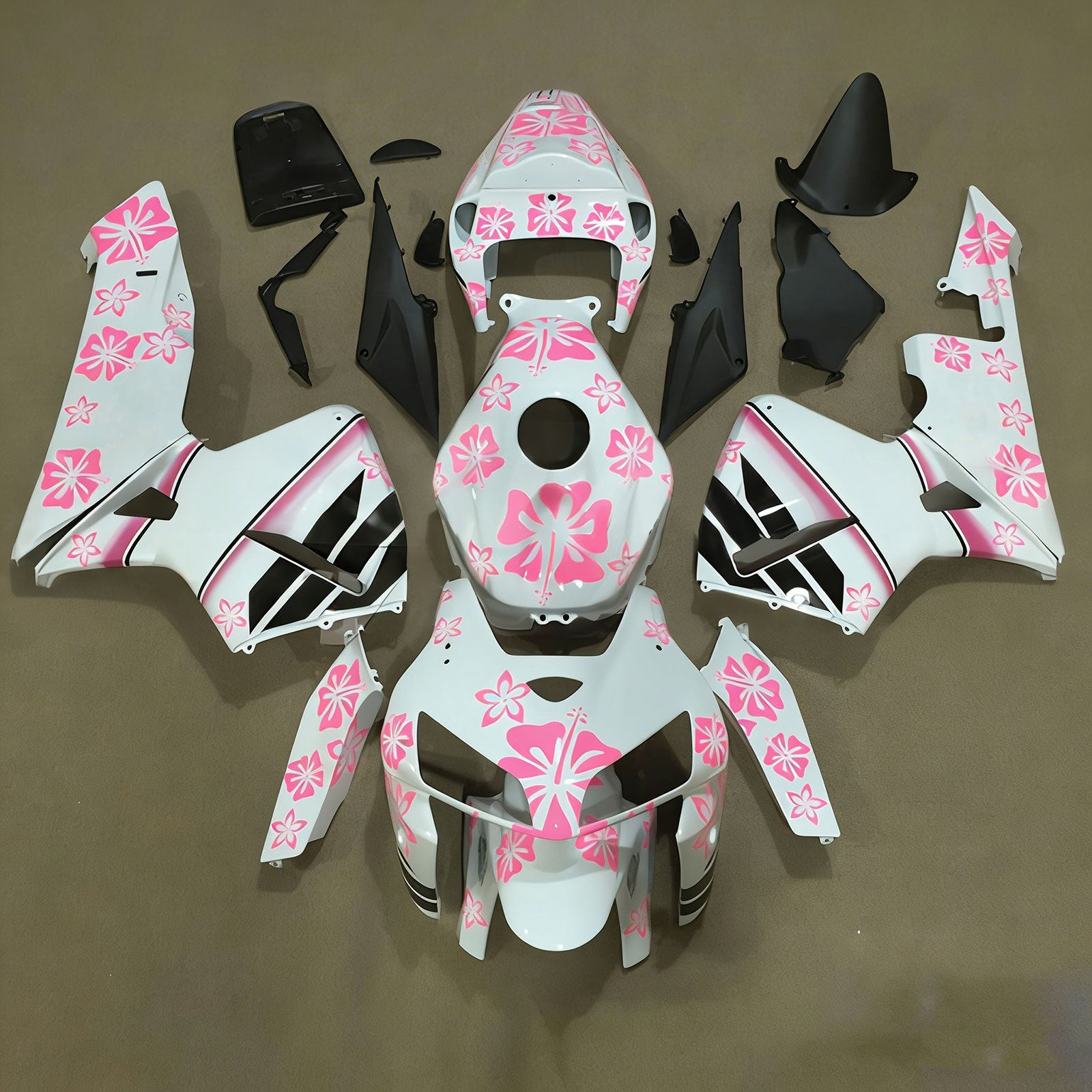 Amotopart Honda CBR600RR 2005-2006 F5 Kit Carénage Carrosserie Plastique ABS