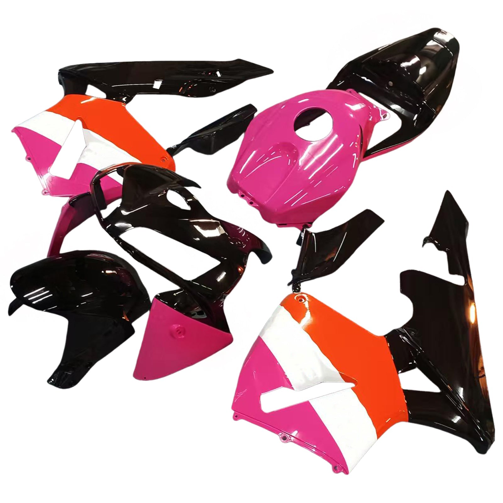 Amotopart Honda CBR600RR 2005-2006 F5 Kit Carénage Carrosserie Plastique ABS