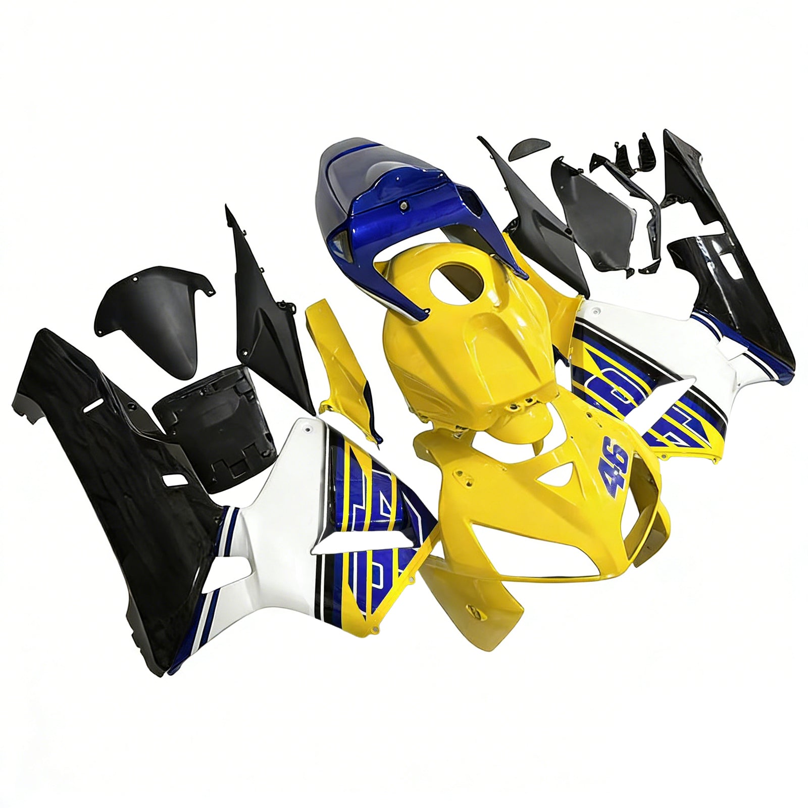 Amotopart Honda CBR600RR 2005-2006 F5 Kit Carénage Carrosserie Plastique ABS