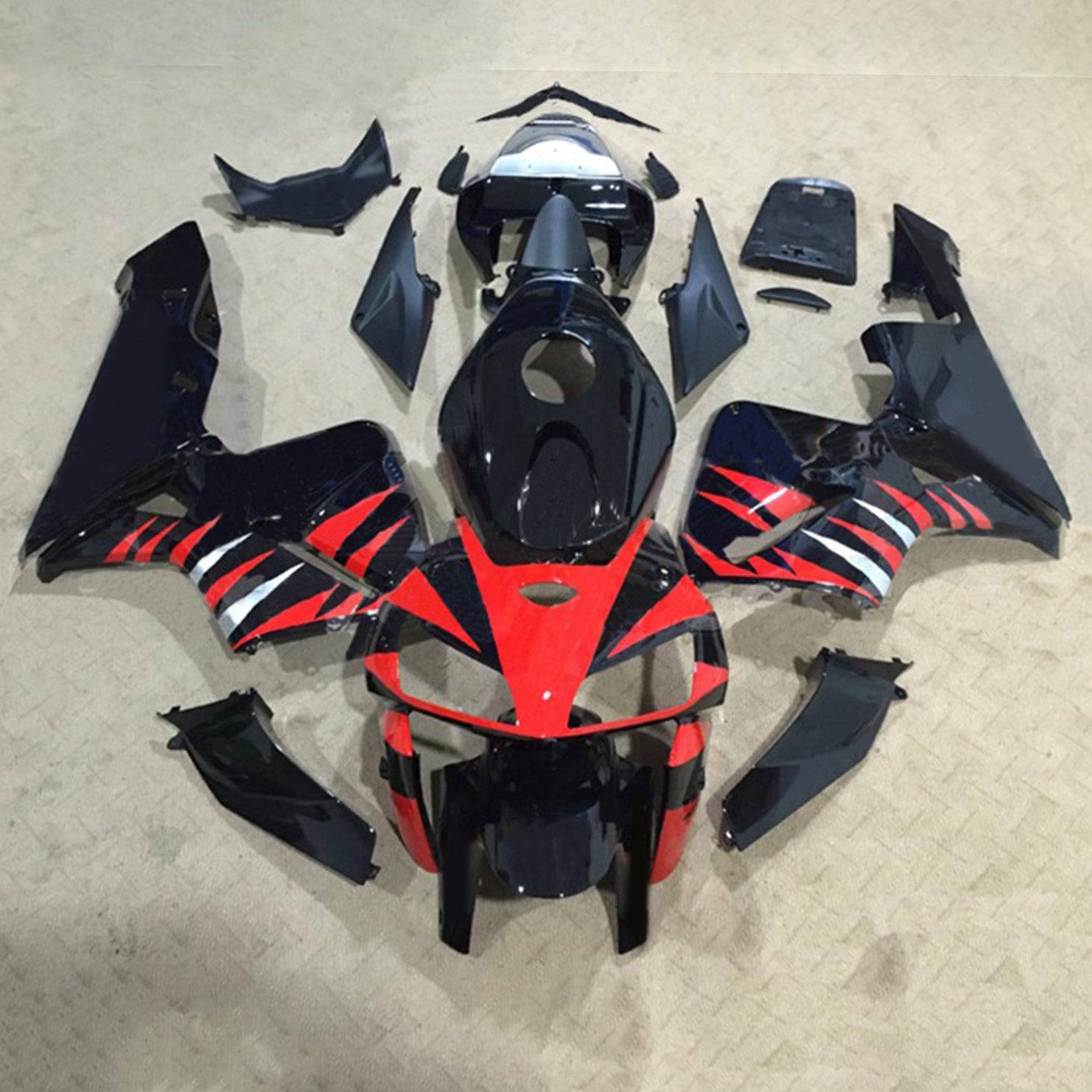 Amotopart Honda CBR600RR 2005-2006 F5 Kit carenatura carrozzeria in plastica ABS