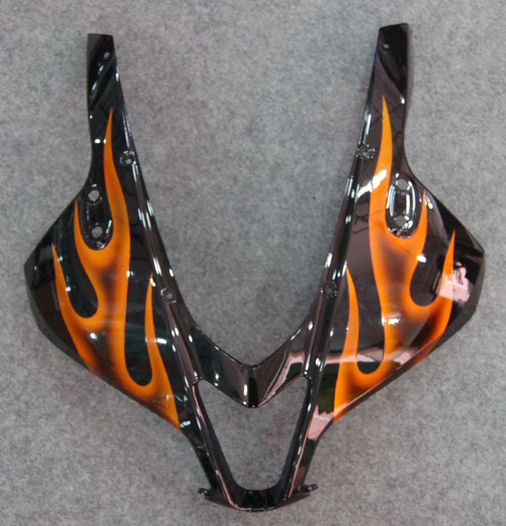 Trgi Amotopart 2007-2008 Honda CBR 600 RR Črni in oranžni plamen generični
