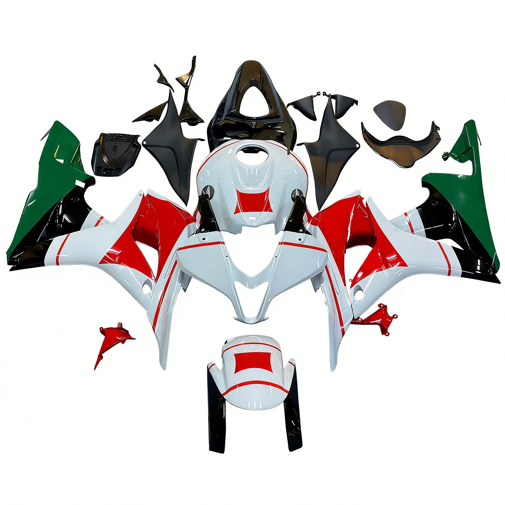 Carénages Amotopart 2007-2008 Honda CBR 600 RR Multicolore San Carlo Generic