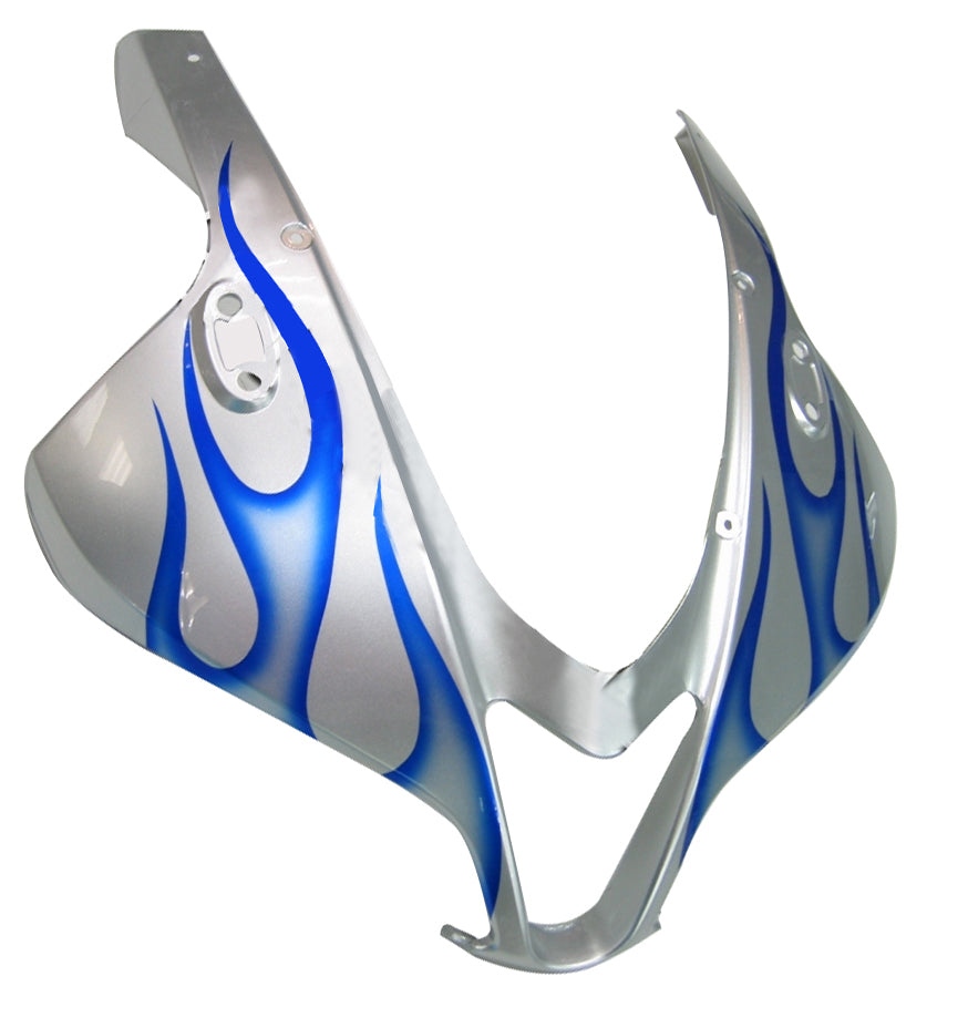 Amotopart stroomlijnkappen 2007-2008 Honda CBR 600 RR zilver en blauwe vlam generiek