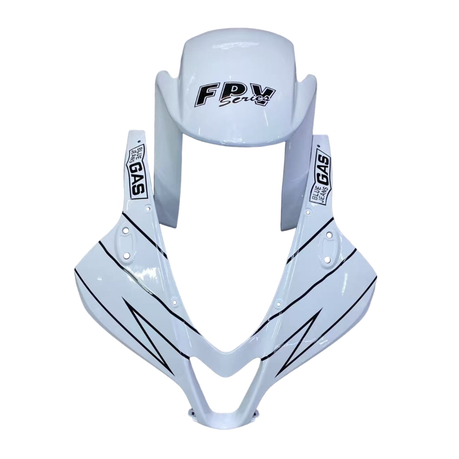 Amotopart Carénages 2007-2008 Honda CBR 600 RR SILVER ET Blanc Repsol Generic