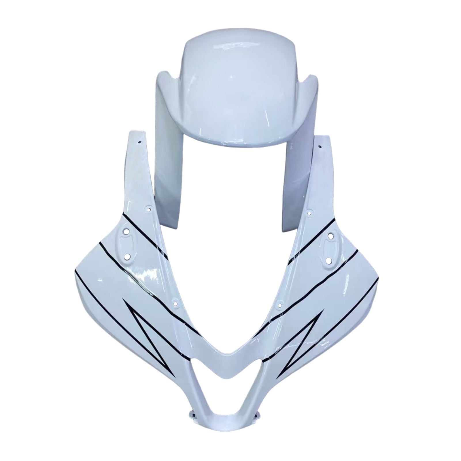 Amotopart Carénages 2007-2008 Honda CBR 600 RR Argent &amp; Blanc Repsol Generic