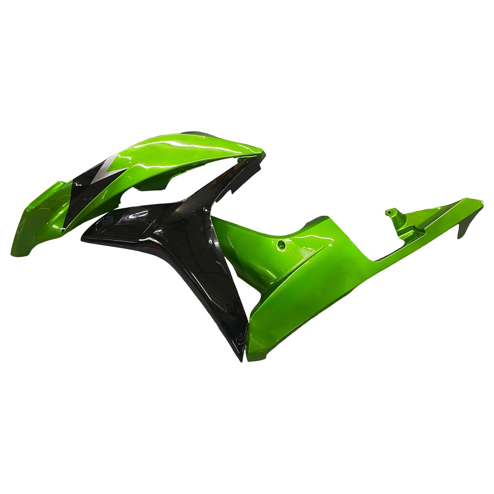 Carenados Amotopart 2007-2008 Honda CBR 600 RR Metálico Negro y Verde Honda Generic