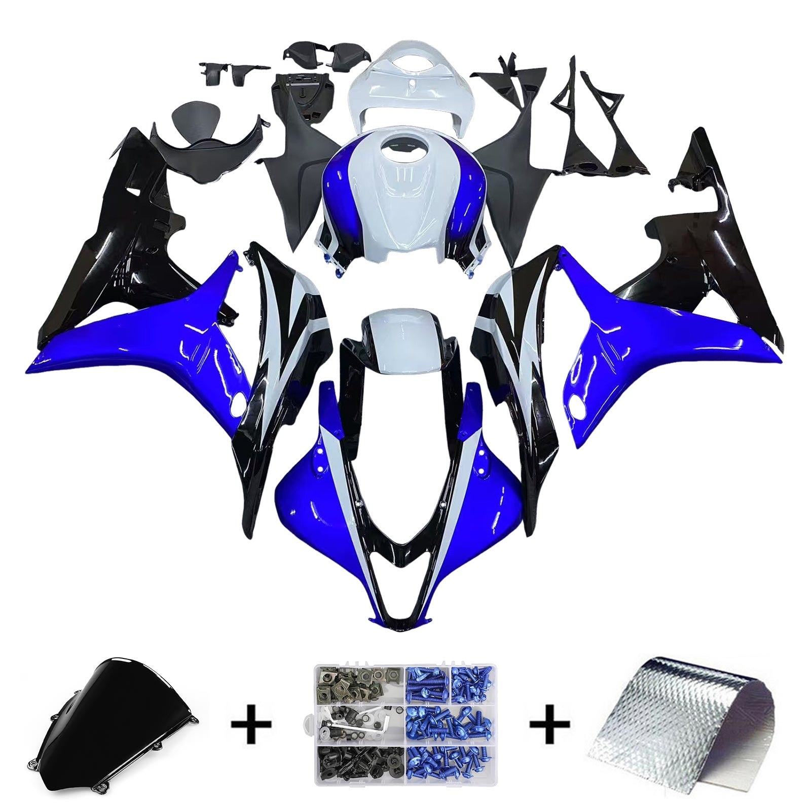 ABS Plastic Fairing Kit for Honda CBR600R 2007-2008 F5