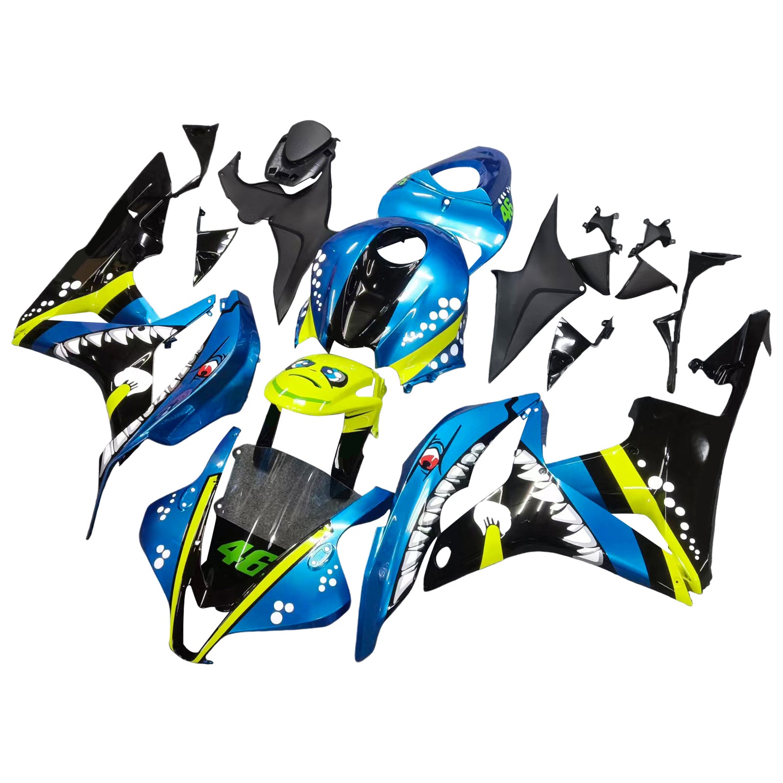 Kit de carénage en plastique ABS par injection pour Honda CBR600RR 2007-2008 (F5)