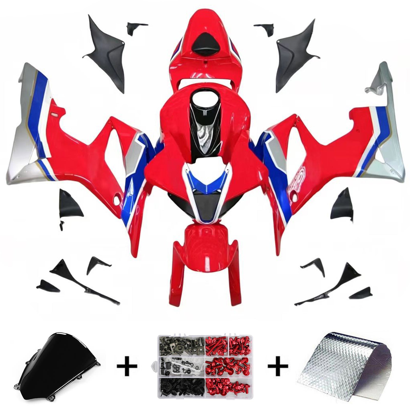 Kit de carénage en plastique ABS pour Honda CBR600RR 2007-2008 F5