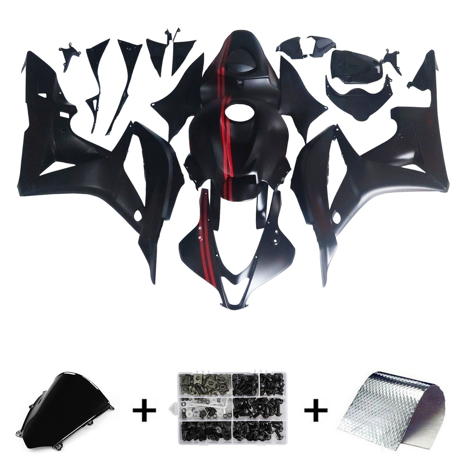 Kit de carénage en plastique ABS pour Honda CBR600RR 2007-2008 F5