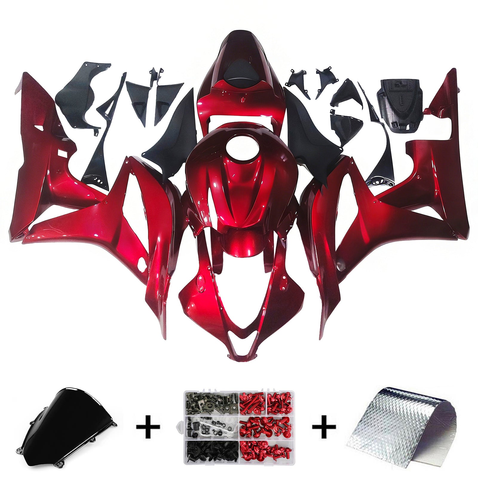 Kit de carénage en plastique ABS pour Honda CBR600RR 2007-2008 F5