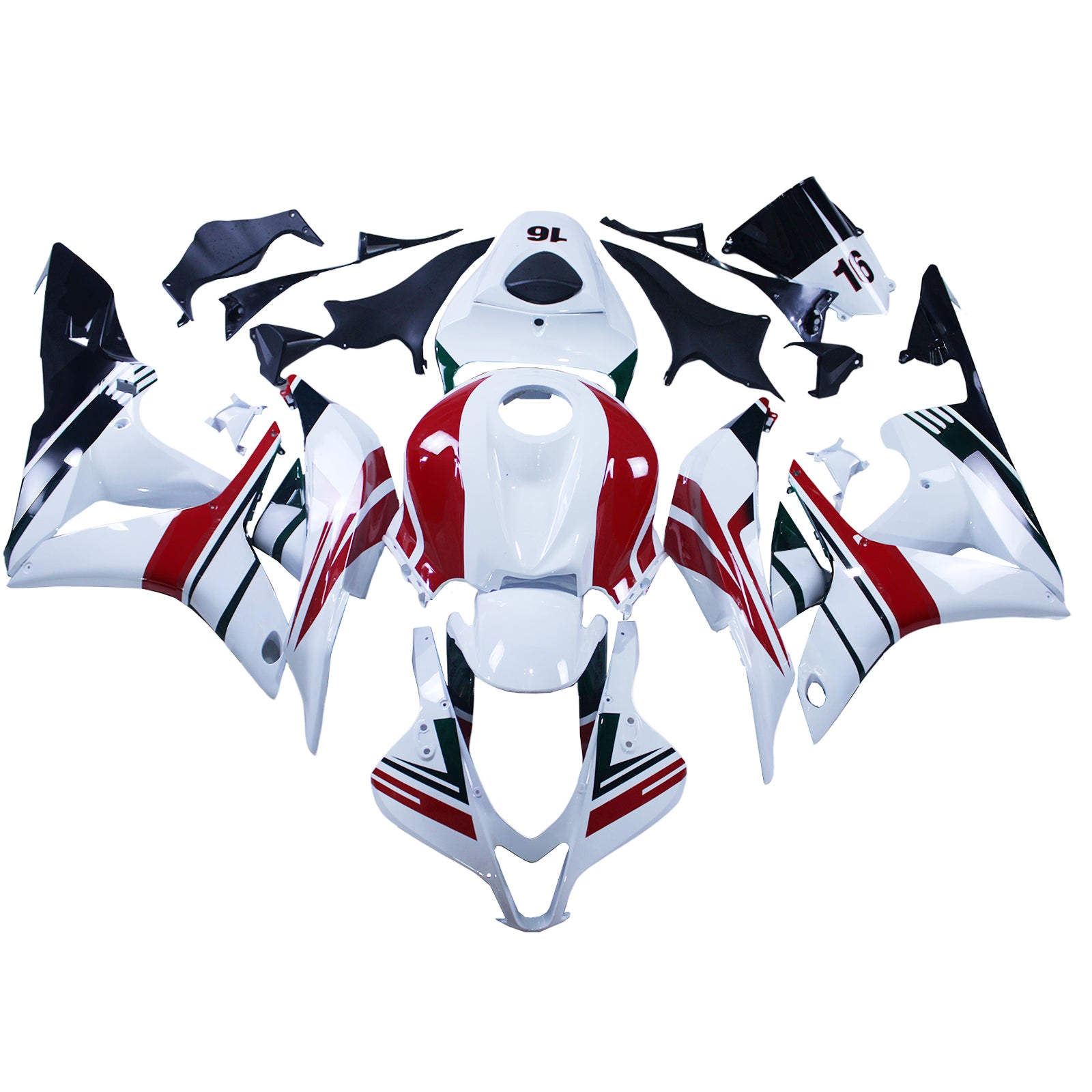 Amotopart Honda CBR600RR 2007-2008 F5 Kit de carenado de carrocería de plástico ABS