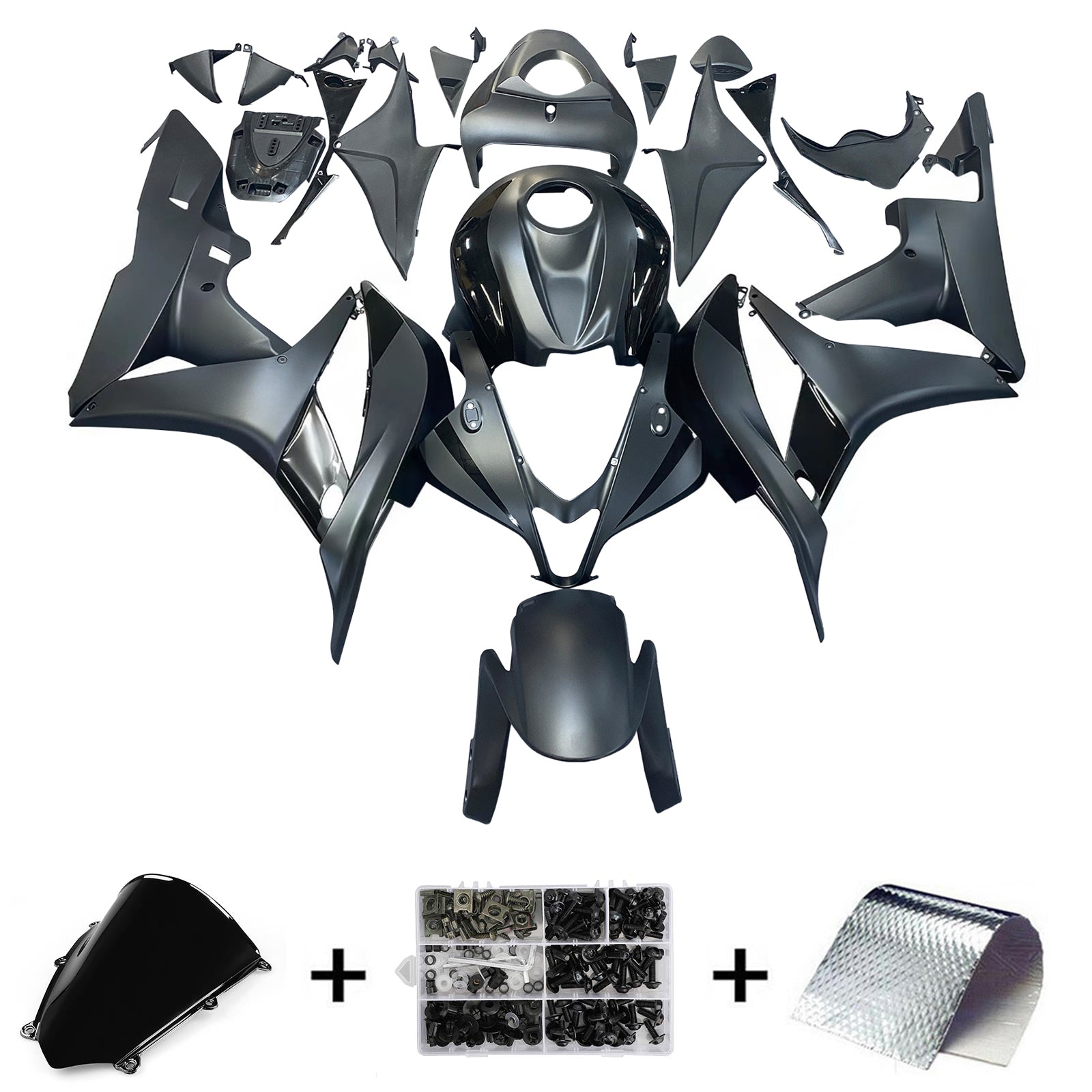 Amotopart Honda CBR600RR 2007-2008 F5 Kit Carénage Carrosserie Plastique ABS
