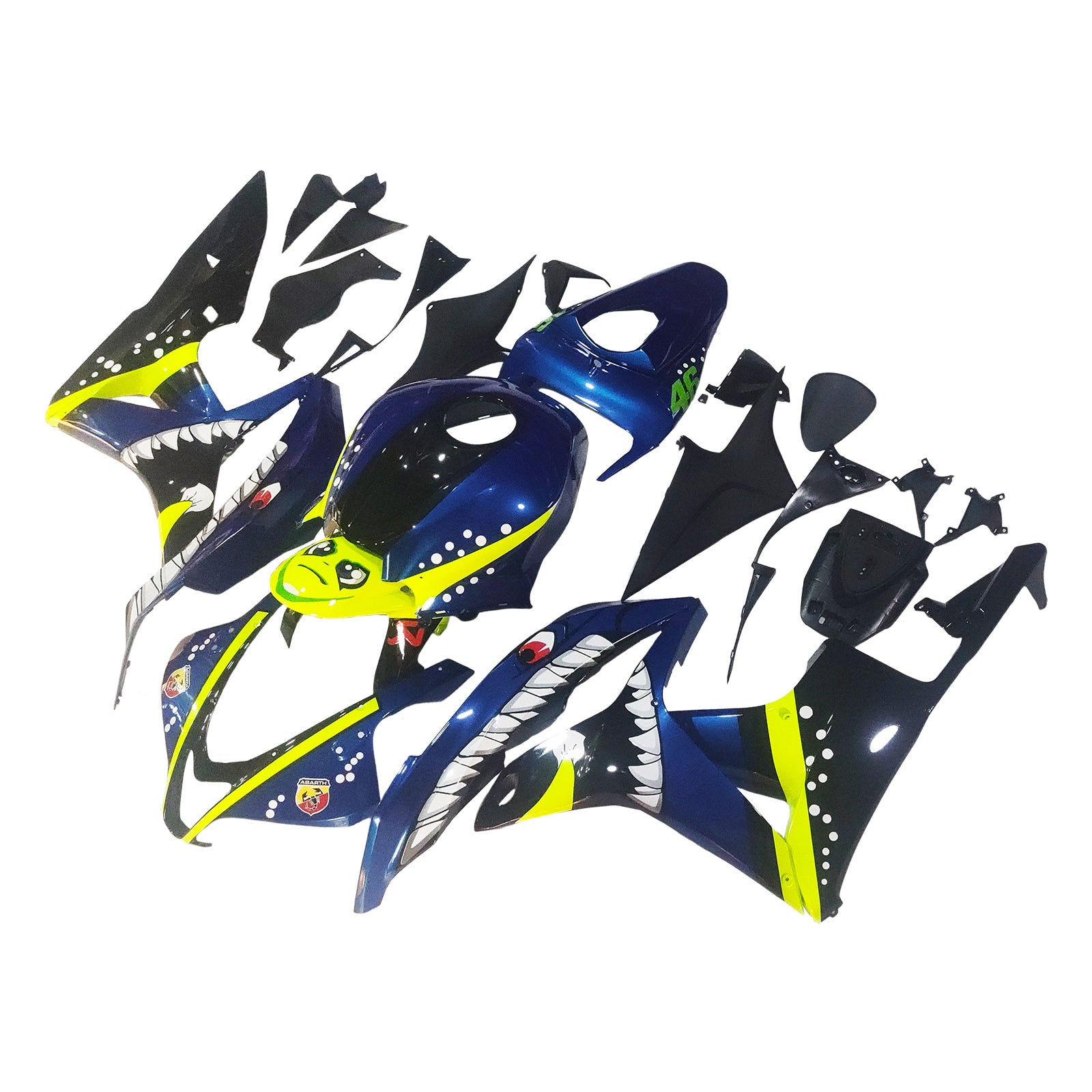 Amotopart Honda CBR600RR 2007-2008 F5 ABS muovinen korin suojasarja