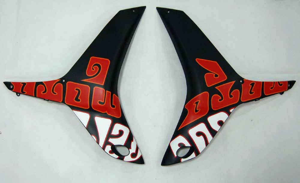 Carenado Amotopart 2009-2012 Honda CBR 600 RR Amarillo y Negro Valentino Rossi Moto Generic