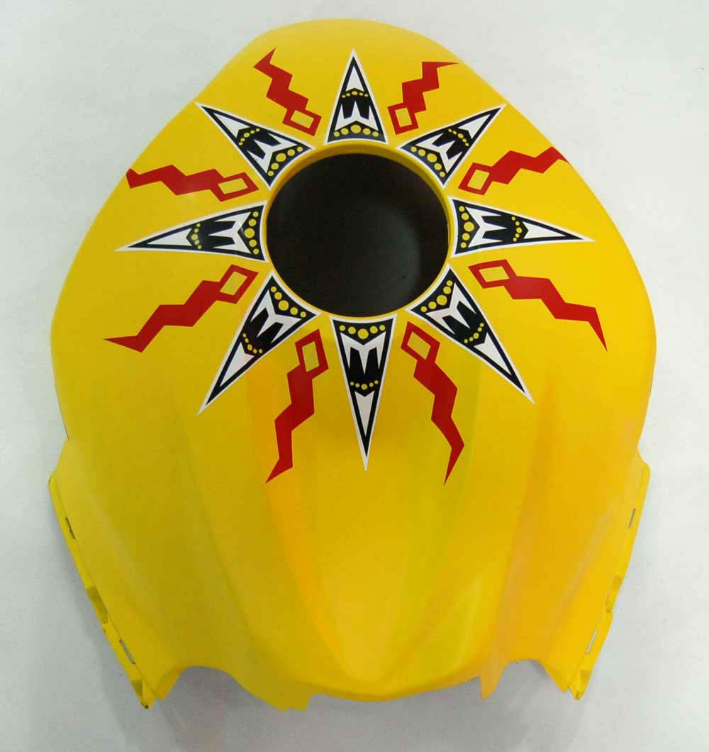 Carenado Amotopart 2009-2012 Honda CBR 600 RR Amarillo y Negro Valentino Rossi Moto Generic