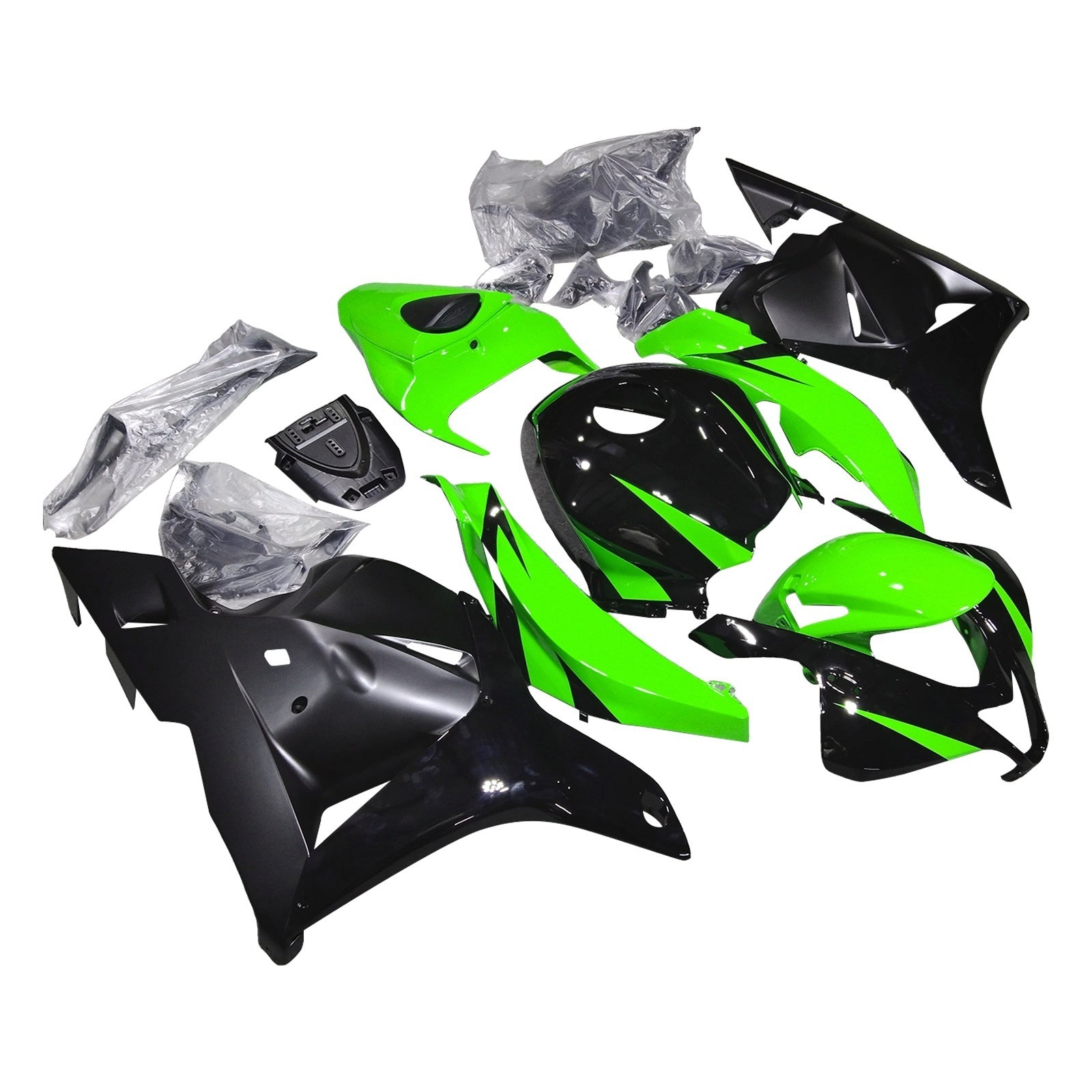 Carénages Amotopart 2009-2012 Honda CBR 600 RR Vert &amp; Noir CBR Generic