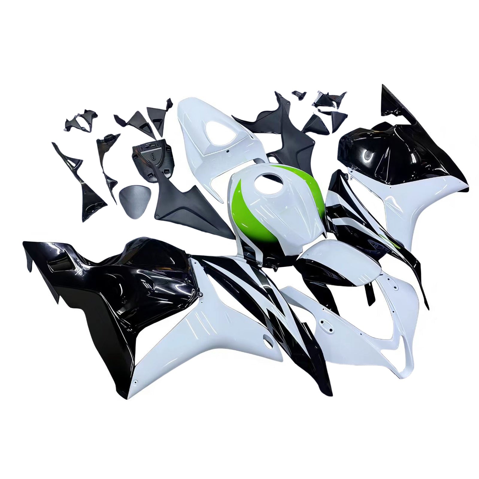 Owiewka Amotopart 2009-2012 Honda CBR 600 RR biało-czarna Hannspree Generic