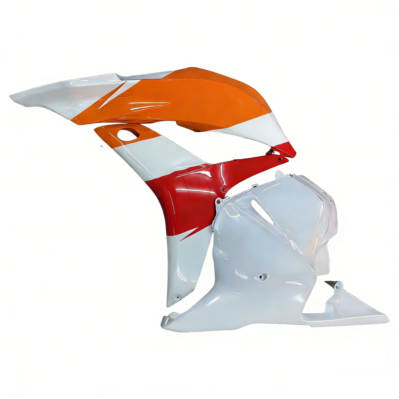 Carénages Amotopart 2009-2012 Honda CBR 600 RR Orange &amp; Blanc Repsol Generic