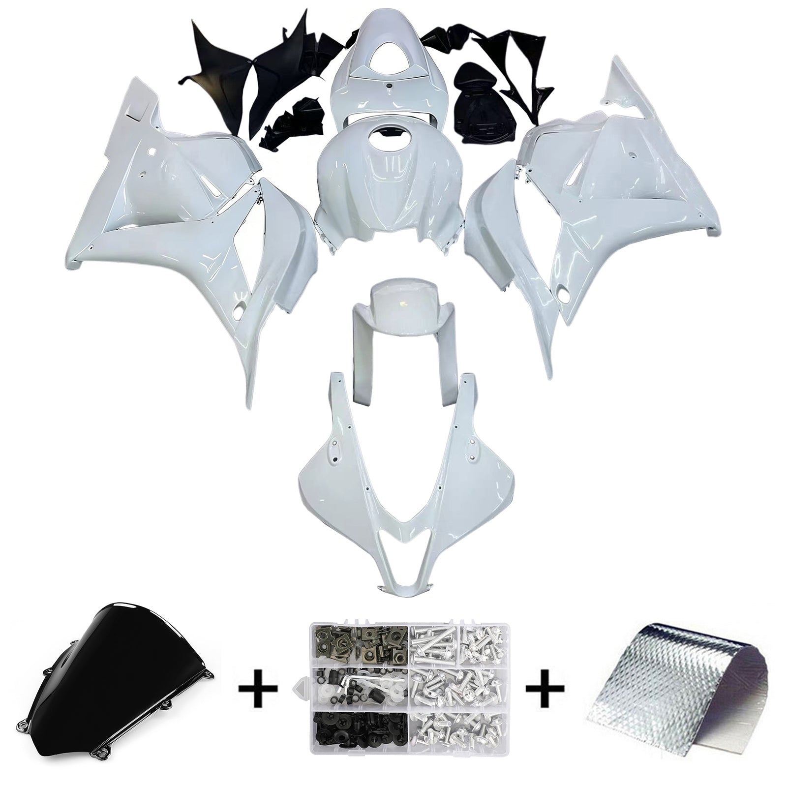 Kit de carenado de plástico ABS para Honda CBR600R 2009-2012 F5