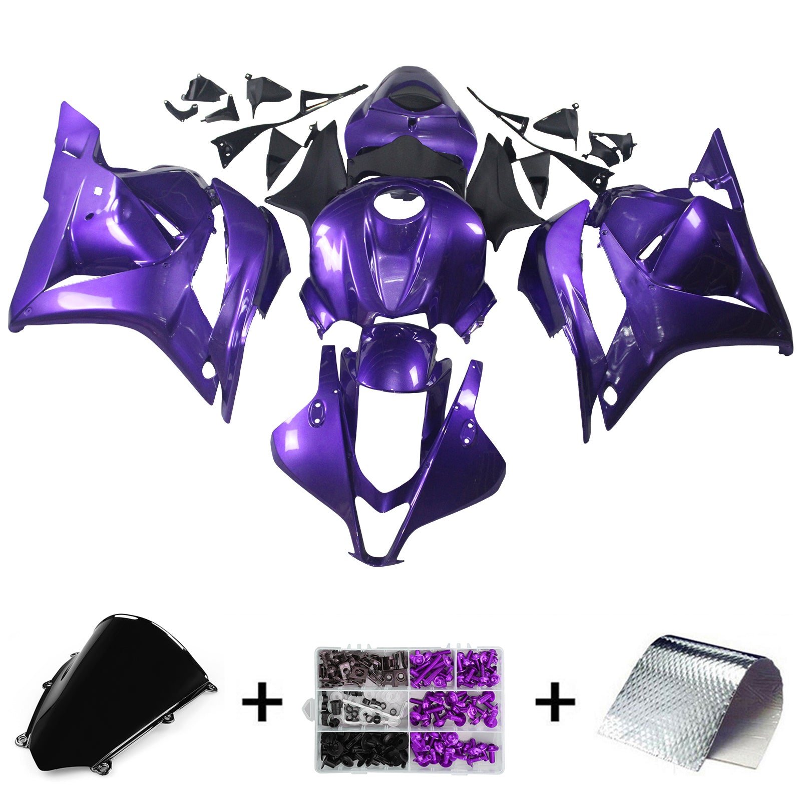 Injectiekuipset carrosserie kunststof ABS voor Honda CBR600RR 2009-2012 F5