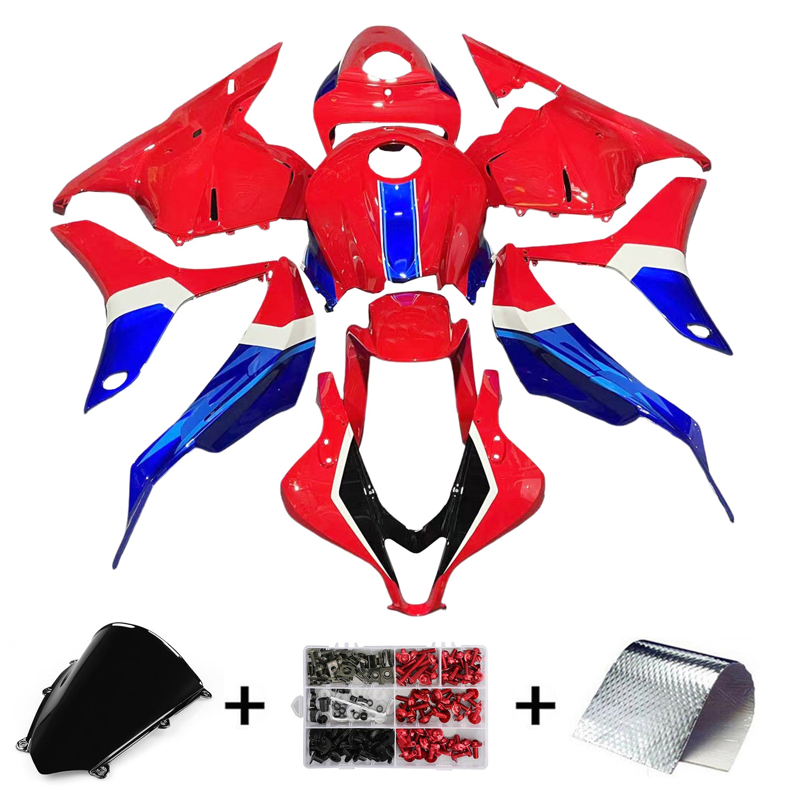Amotopart Honda CBR600RR 2009-2012 F5 ABS kunststof carrosseriekuipset