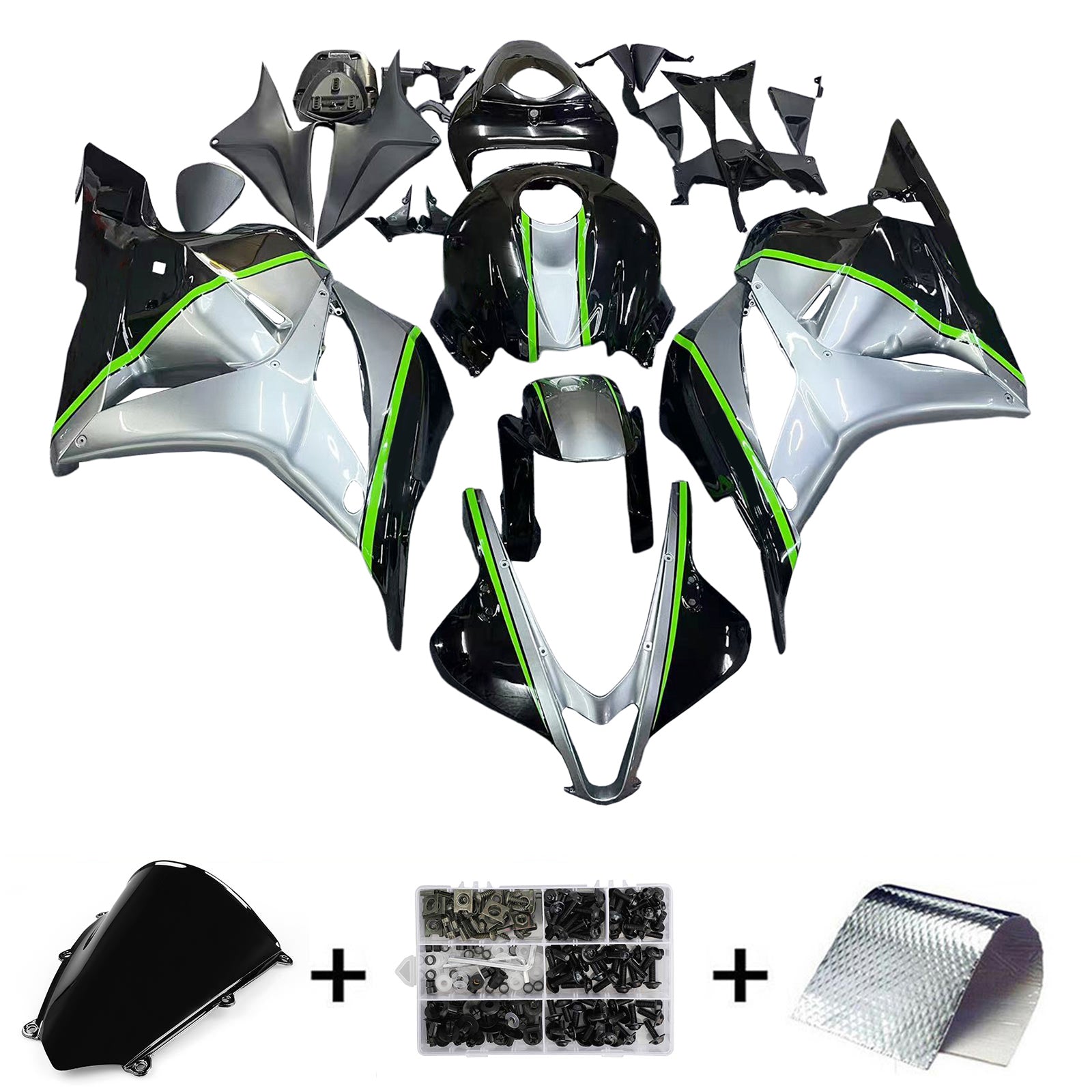Amotopart Honda CBR600RR 2009-2012 F5 Kit carenatura carrozzeria in plastica ABS