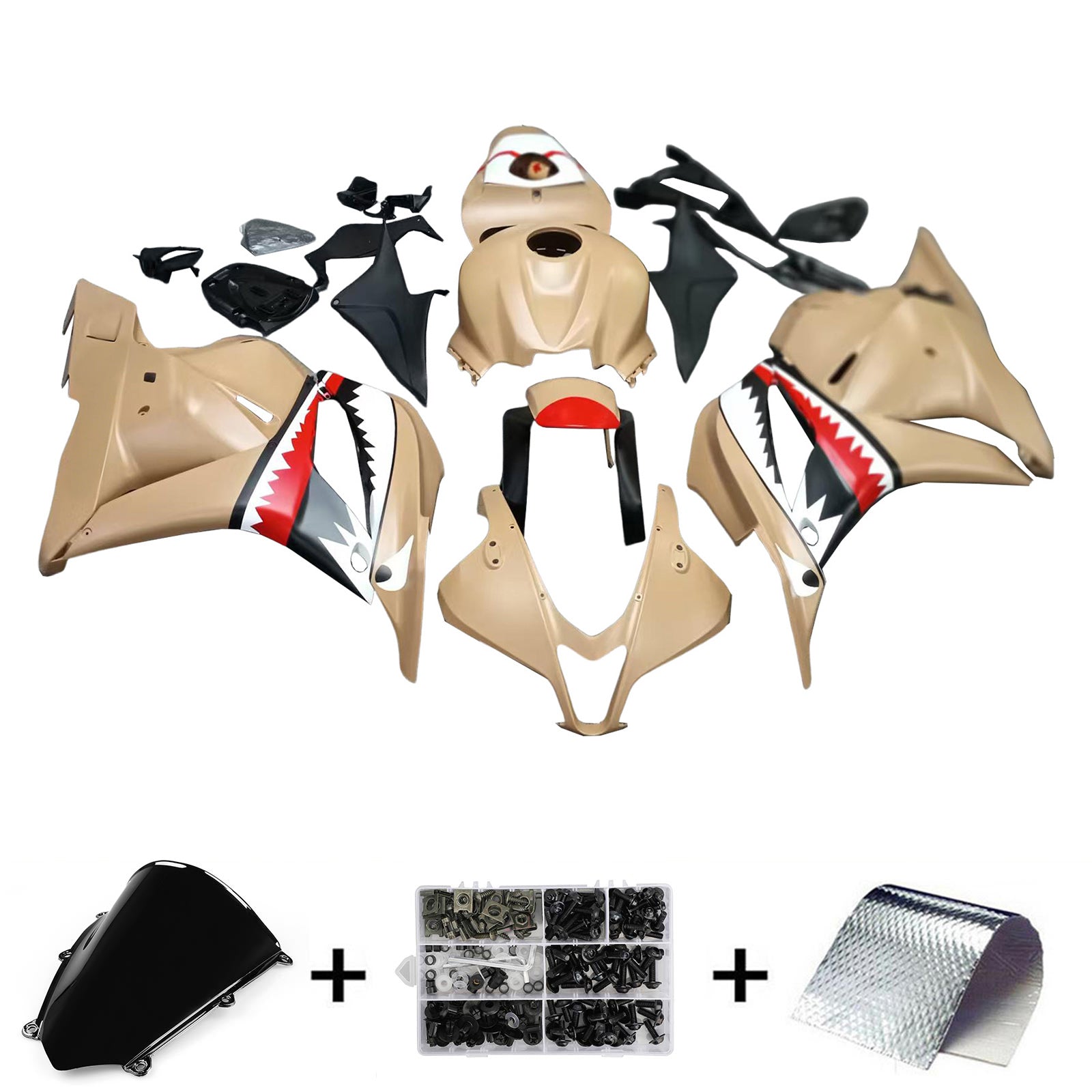 Amotopart Honda CBR600RR 2009-2012 F5 ABS kunststof carrosseriekuipset