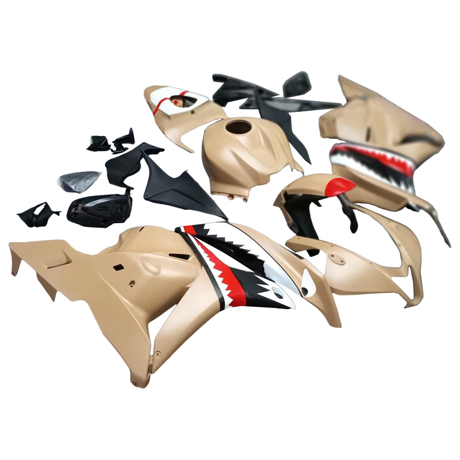 Amotopart Honda CBR600RR 2009-2012 F5 Kit Carénage Carrosserie Plastique ABS