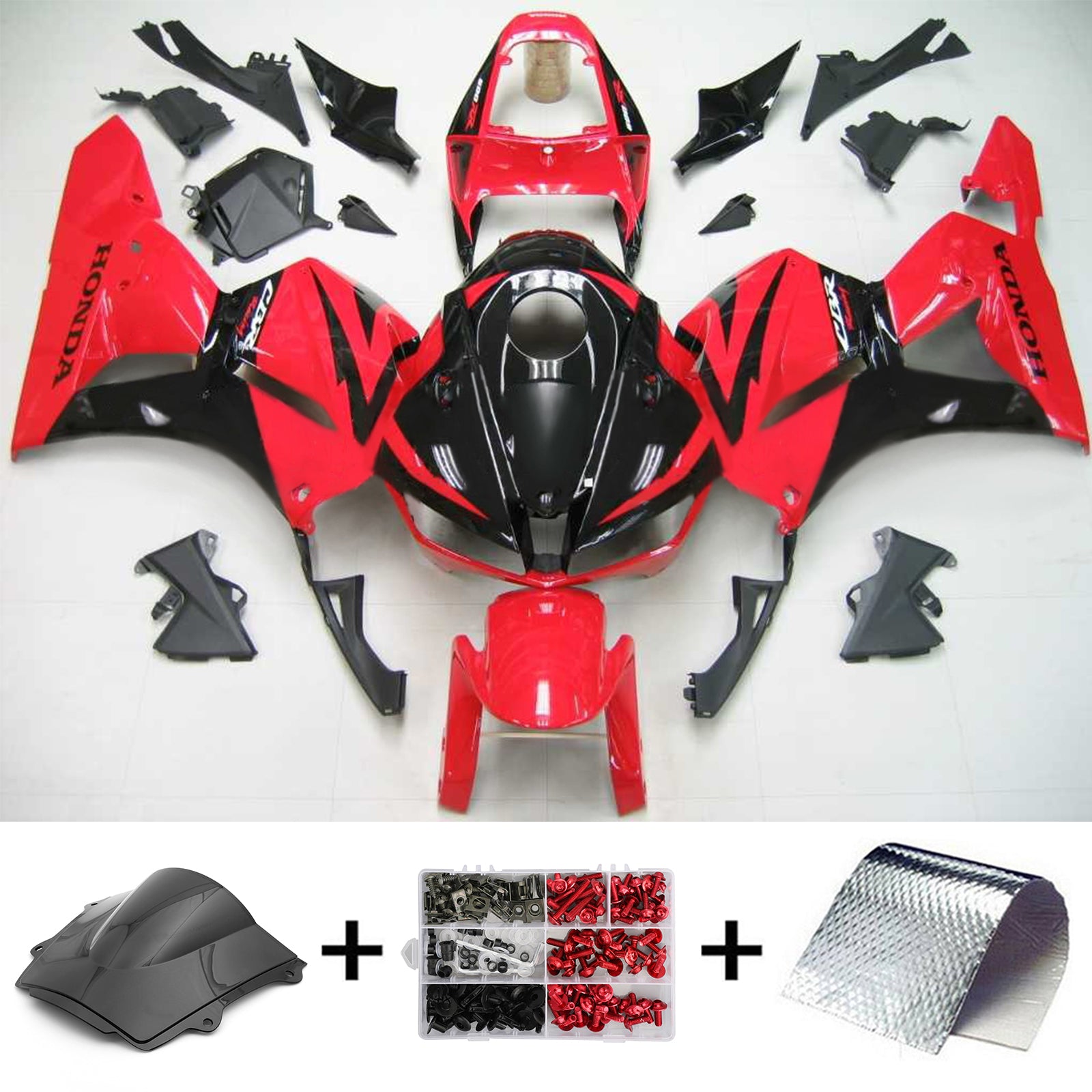 Injectie kuipkit, ABS Plastic carrosserie voor Honda CBR600rd 2013-2023 F5
