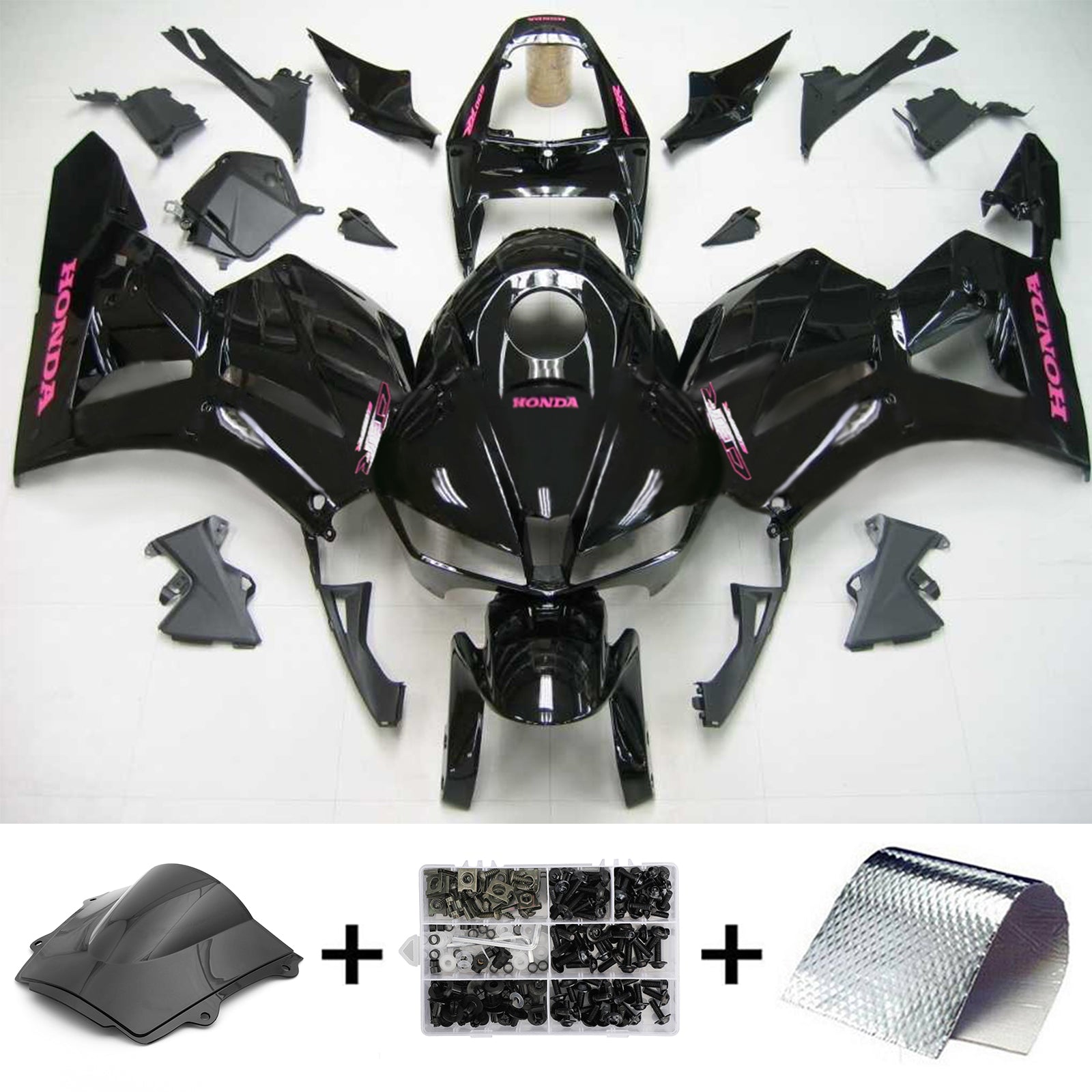 Injectie kuipkit, ABS Plastic carrosserie voor Honda CBR600rd 2013-2023 F5