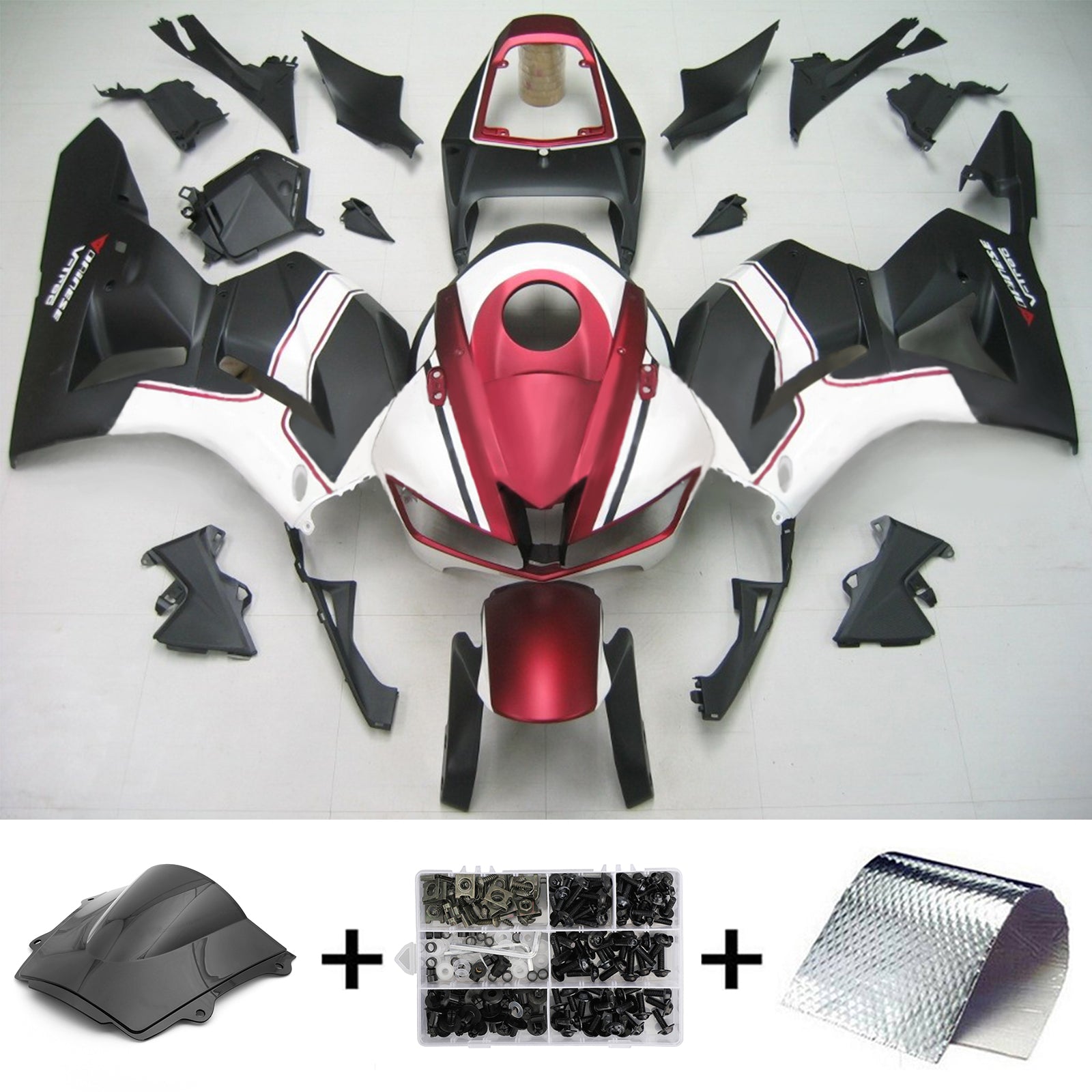 Injectie kuipkit, ABS Plastic carrosserie voor Honda CBR600rd 2013-2023 F5