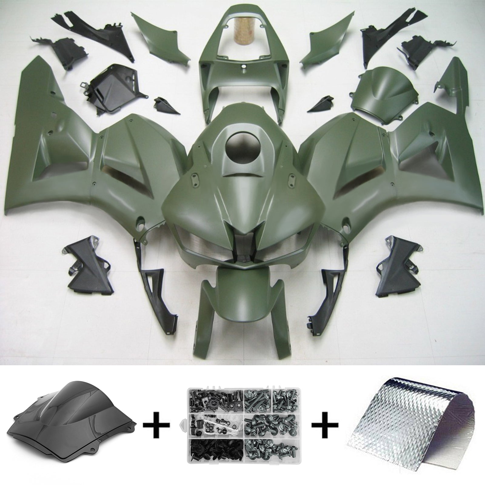 Injectie kuipkit, ABS Plastic carrosserie voor Honda CBR600rd 2013-2023 F5