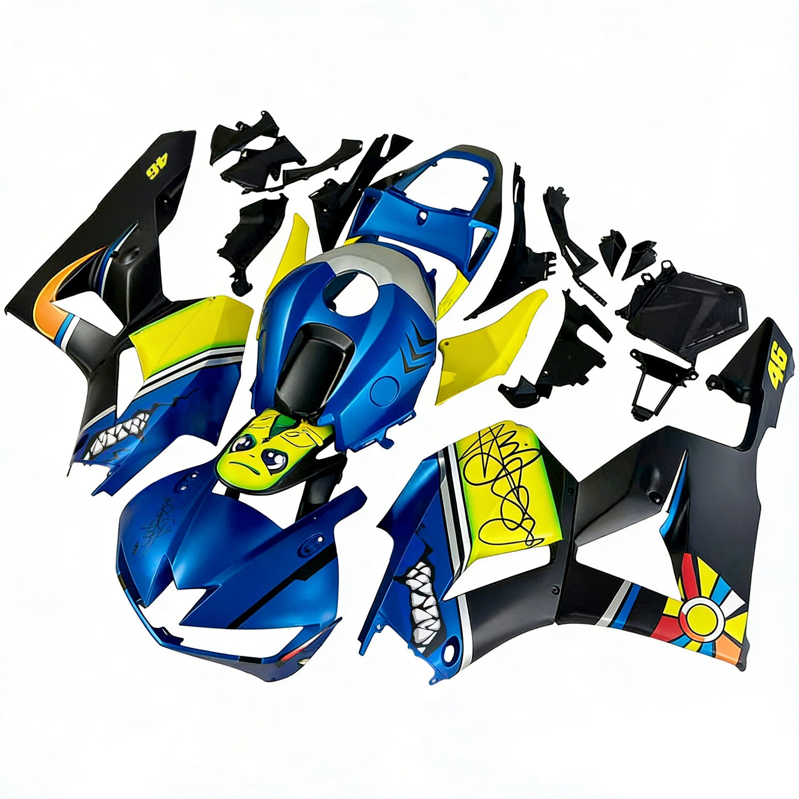 Amotopart Honda CBR600RR 2013-2023 F5 Kit Carénage Carrosserie Plastique ABS