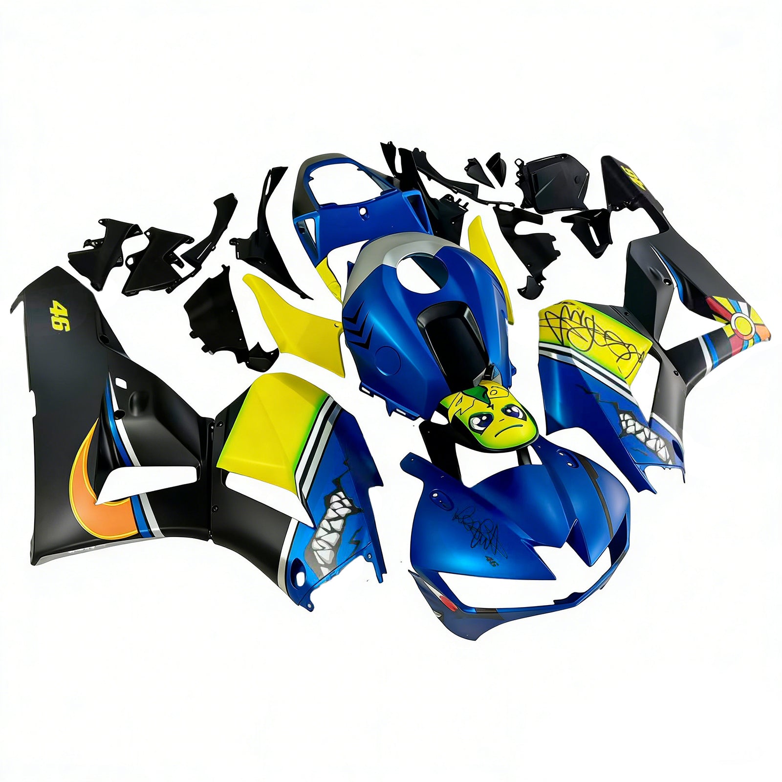 Amotopart Honda CBR600RR 2013-2023 F5 Kit Carénage Carrosserie Plastique ABS