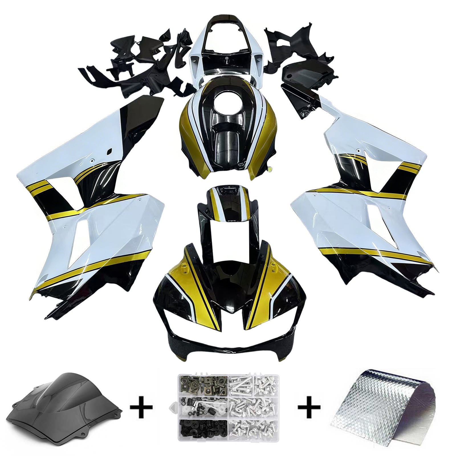 Amotopart Honda CBR600RR 2013-2023 F5 Kit carenatura carrozzeria in plastica ABS
