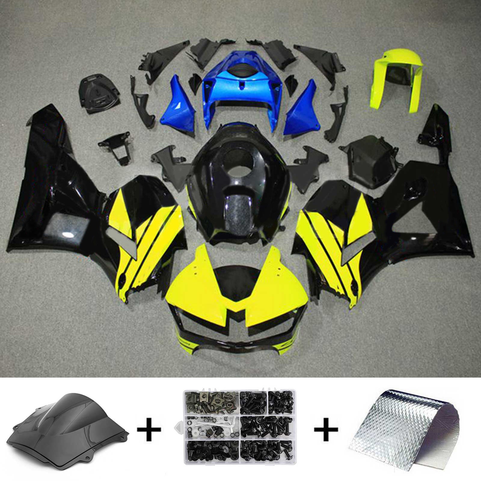 Amotopart Honda CBR600RR 2013-2023 F5 Kit Carénage Carrosserie Plastique ABS
