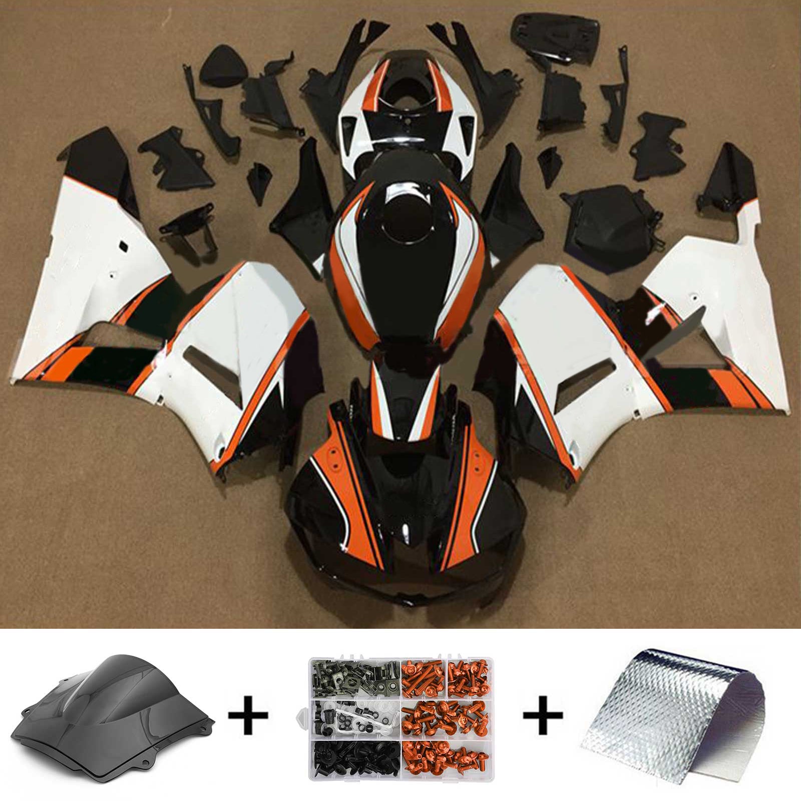 Amotopart Honda CBR600RR 2013-2023 F5 Kit Carénage Carrosserie Plastique ABS