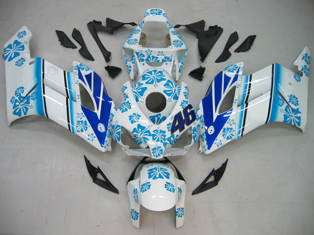 Amotopart stroomlijnkappen 2004-2005 Honda CBR 1000 RR meerkleurig nr. 46 bloemen algemeen